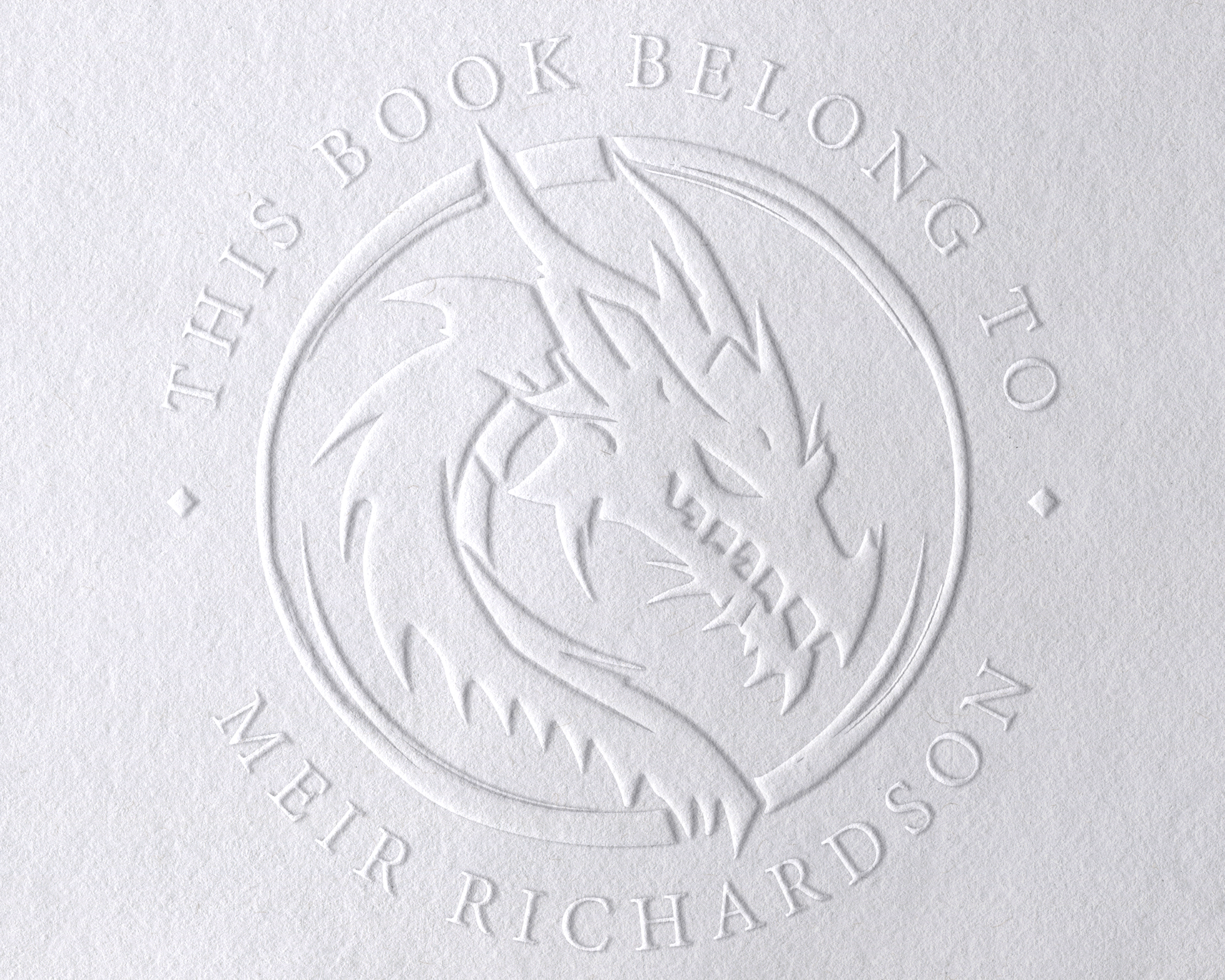 Personalized Book Embosser - JL-DRAGON4