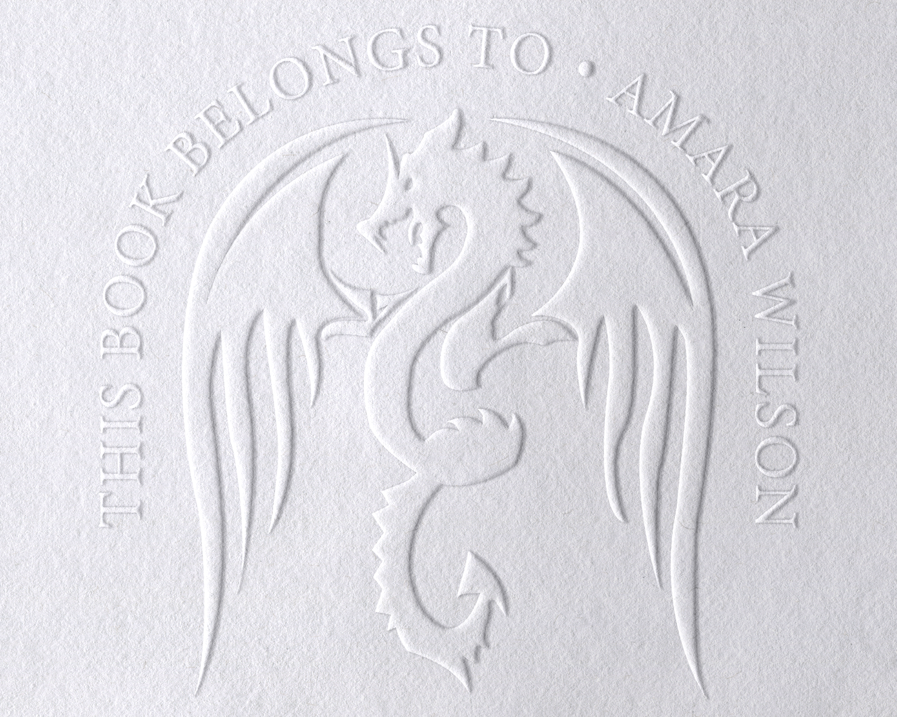 Personalized Book Embosser - JL-DRAGON8