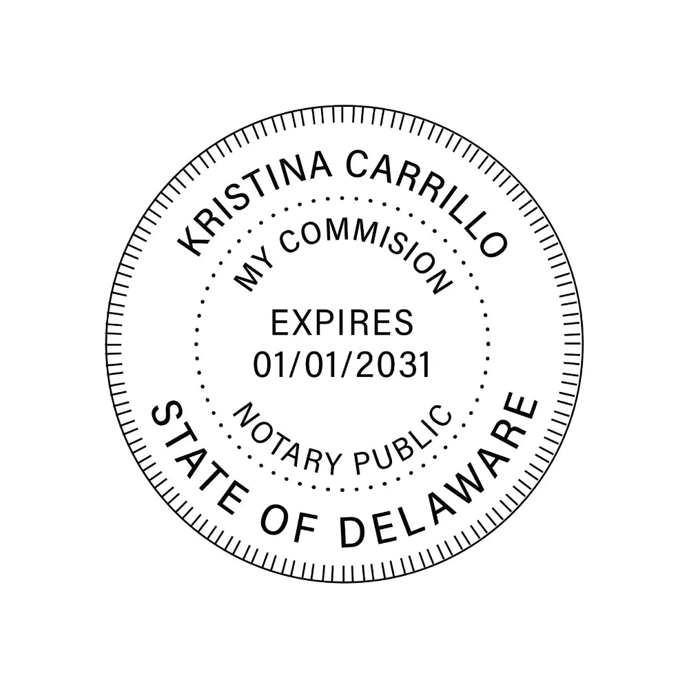JL Delaware Notary Stamp