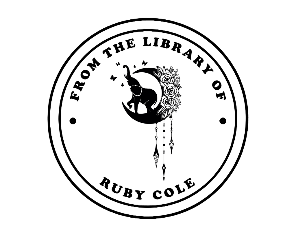 Personalized Book Self Ink Stamp - JL-Elephants12