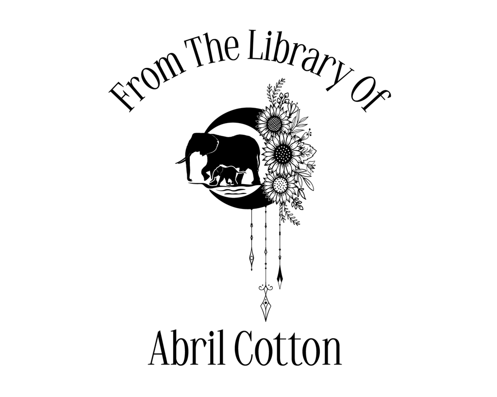 Personalized Book Self Ink Stamp - JL-Elephants13