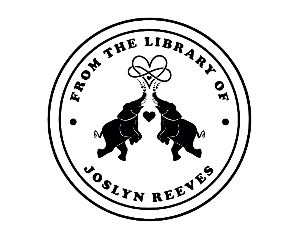 Personalized Book Self Ink Stamp - JL-Elephants5