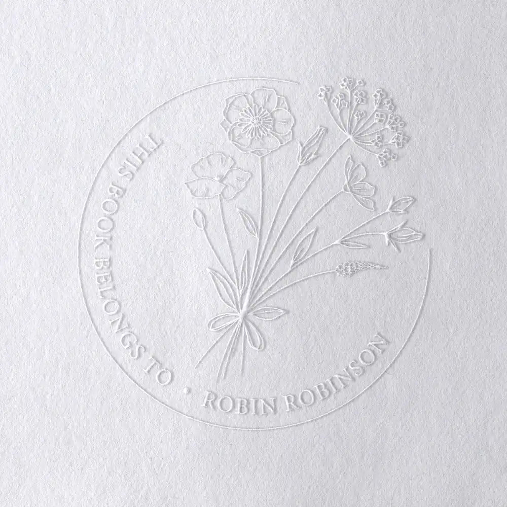 Floral Style Book Embossers