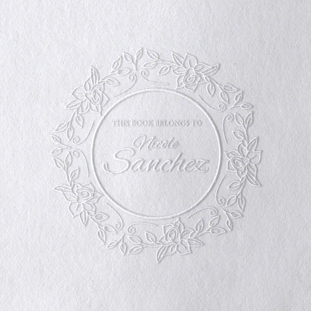 Floral Style Book Embossers