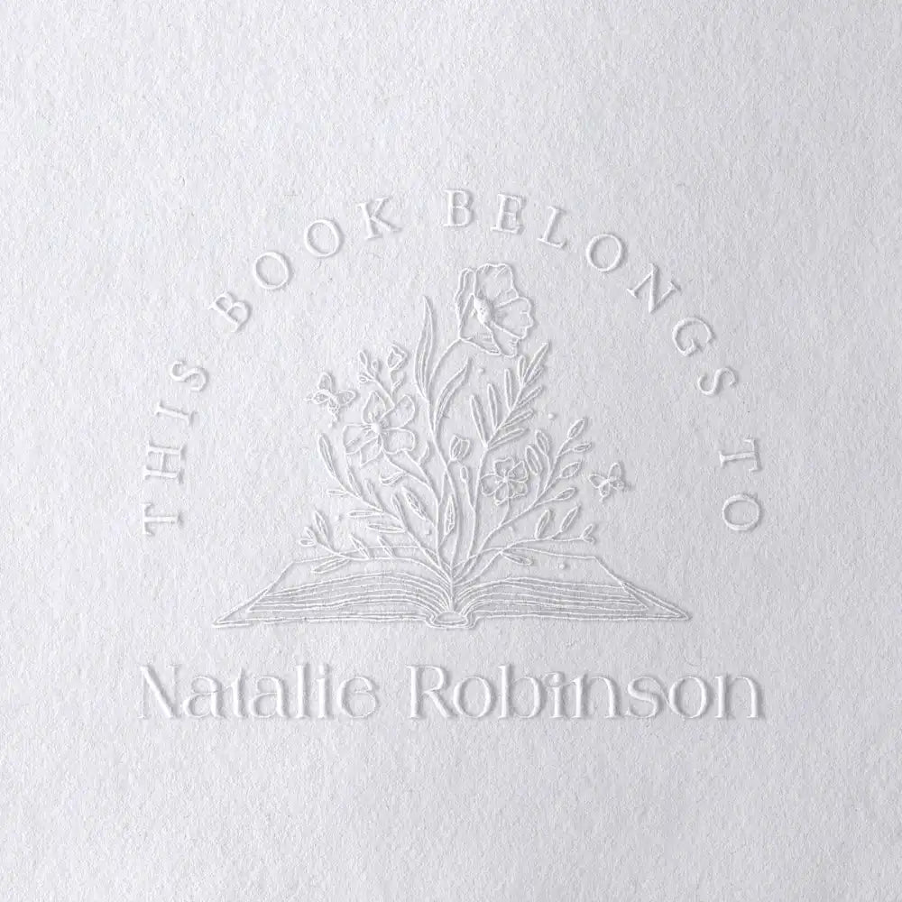Floral Style Book Embossers