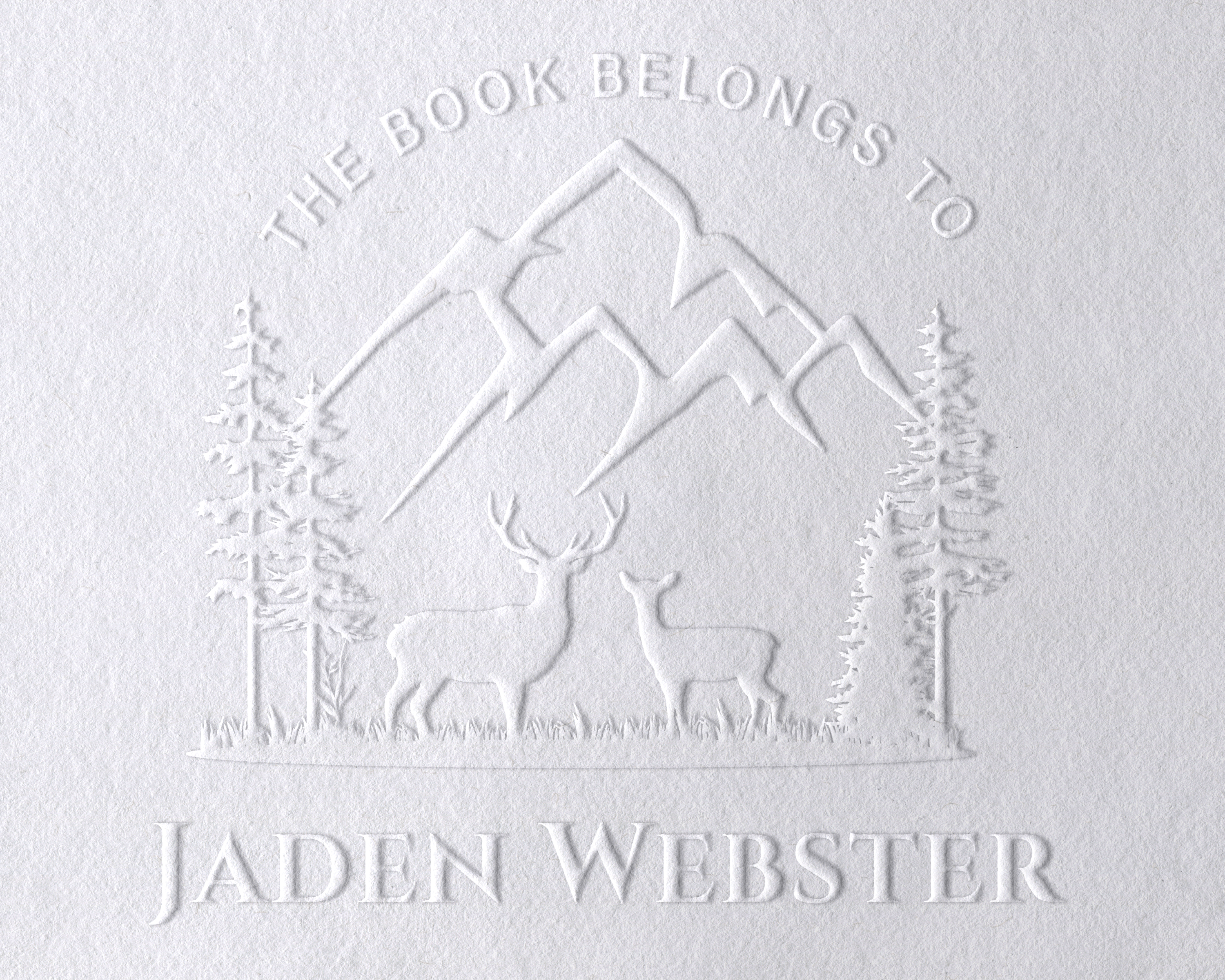Personalized Book Embosser - JL-FOREST1