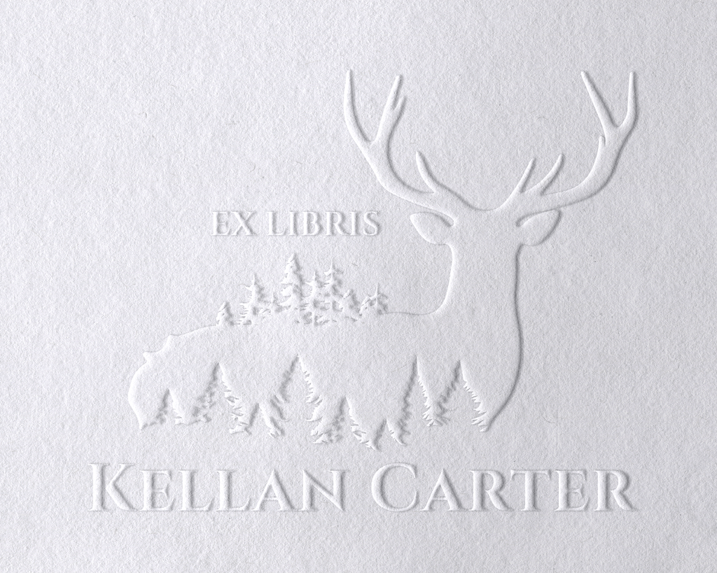 Animal Themed Personalized Book Embosser - JL-FOREST2