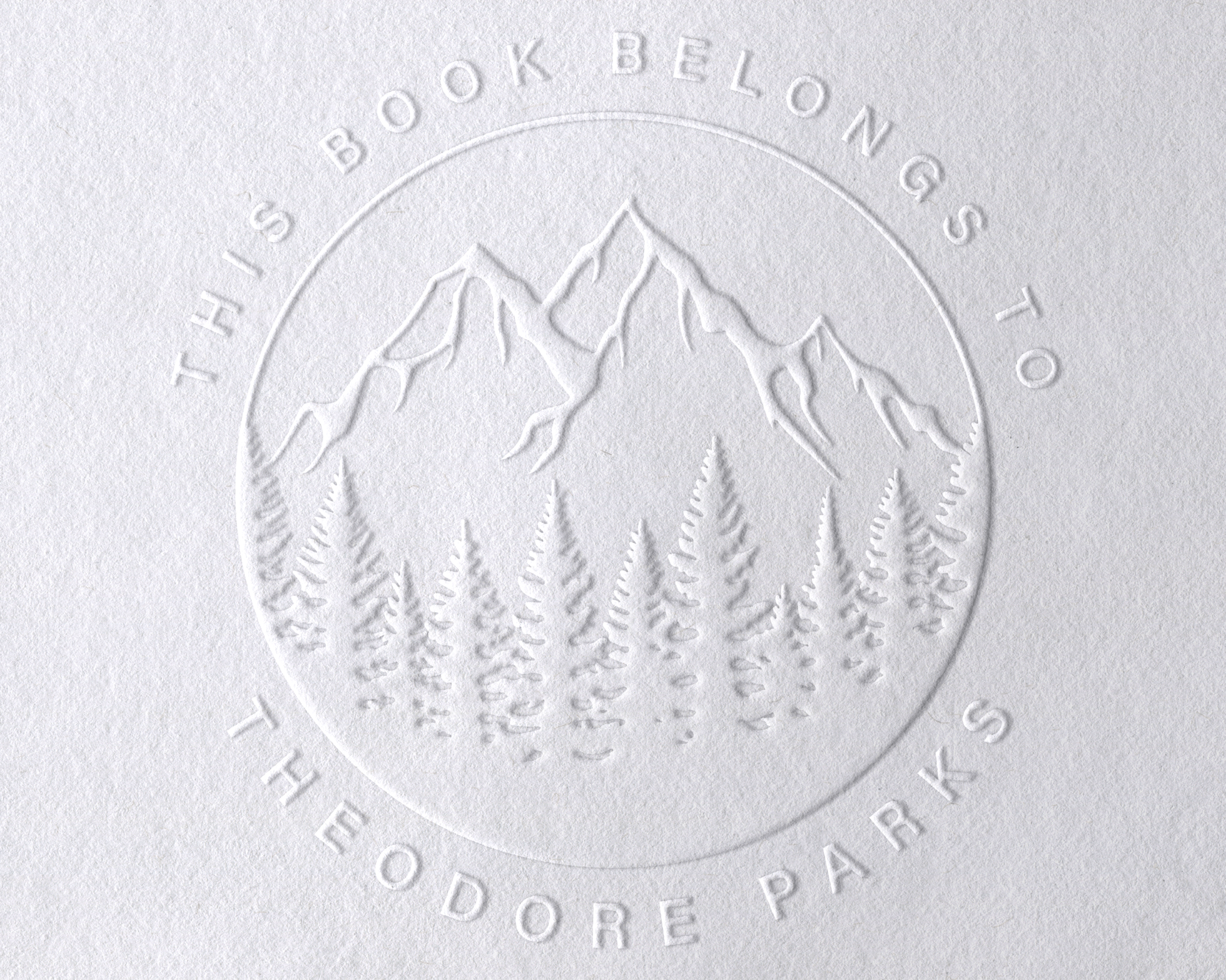 JL-FOREST4 Personalized Book Embosser