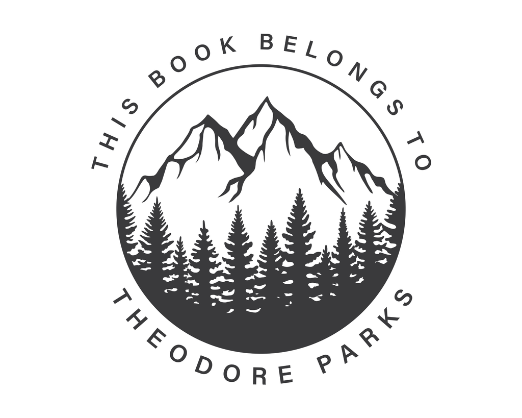 Personalized Book Stamp Self Inking - JL-FOREST4