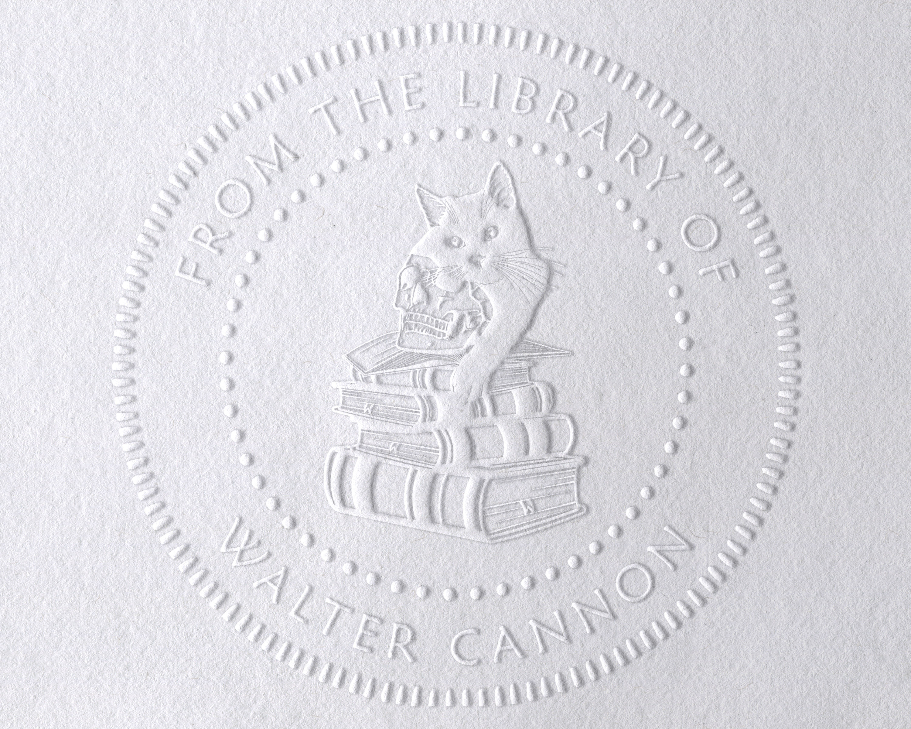 Personalized Book Embosser - JL-FloralCats16