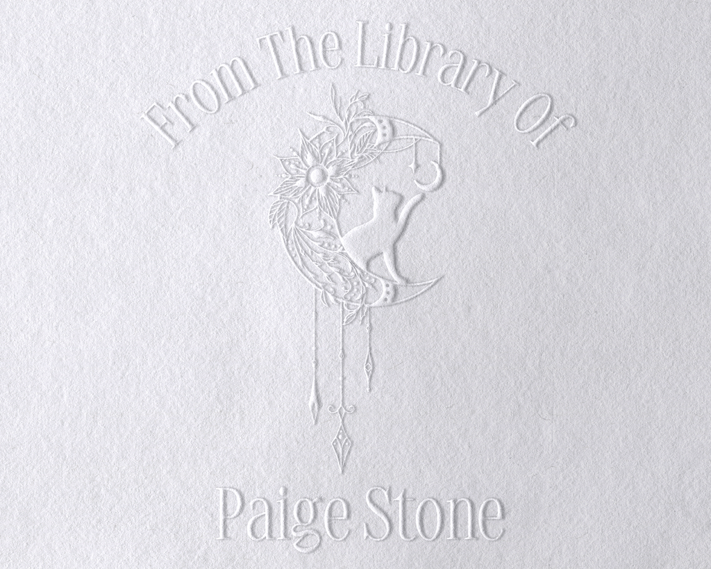 Personalized Book Embosser - JL-FloralCats20