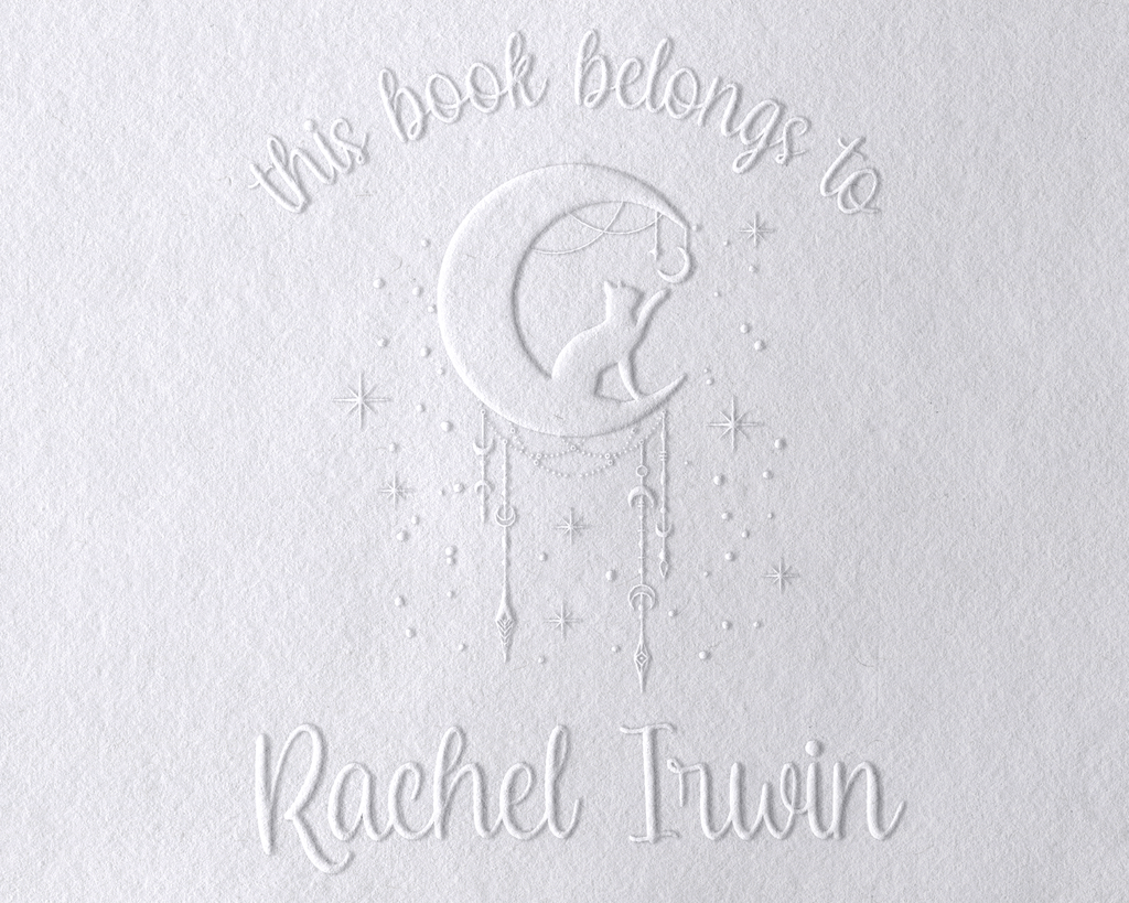 Personalized Book Embosser - JL-FloralCats21