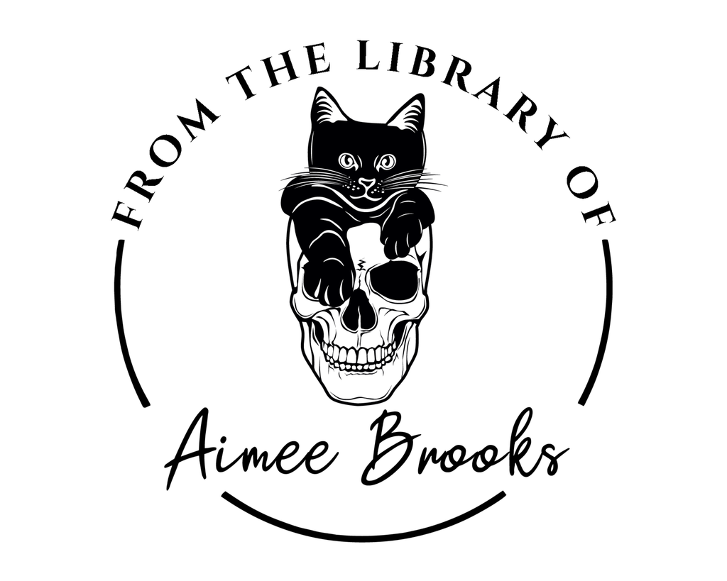 Personalized Book Wooden Handle Stamp - JL-FloralCats3