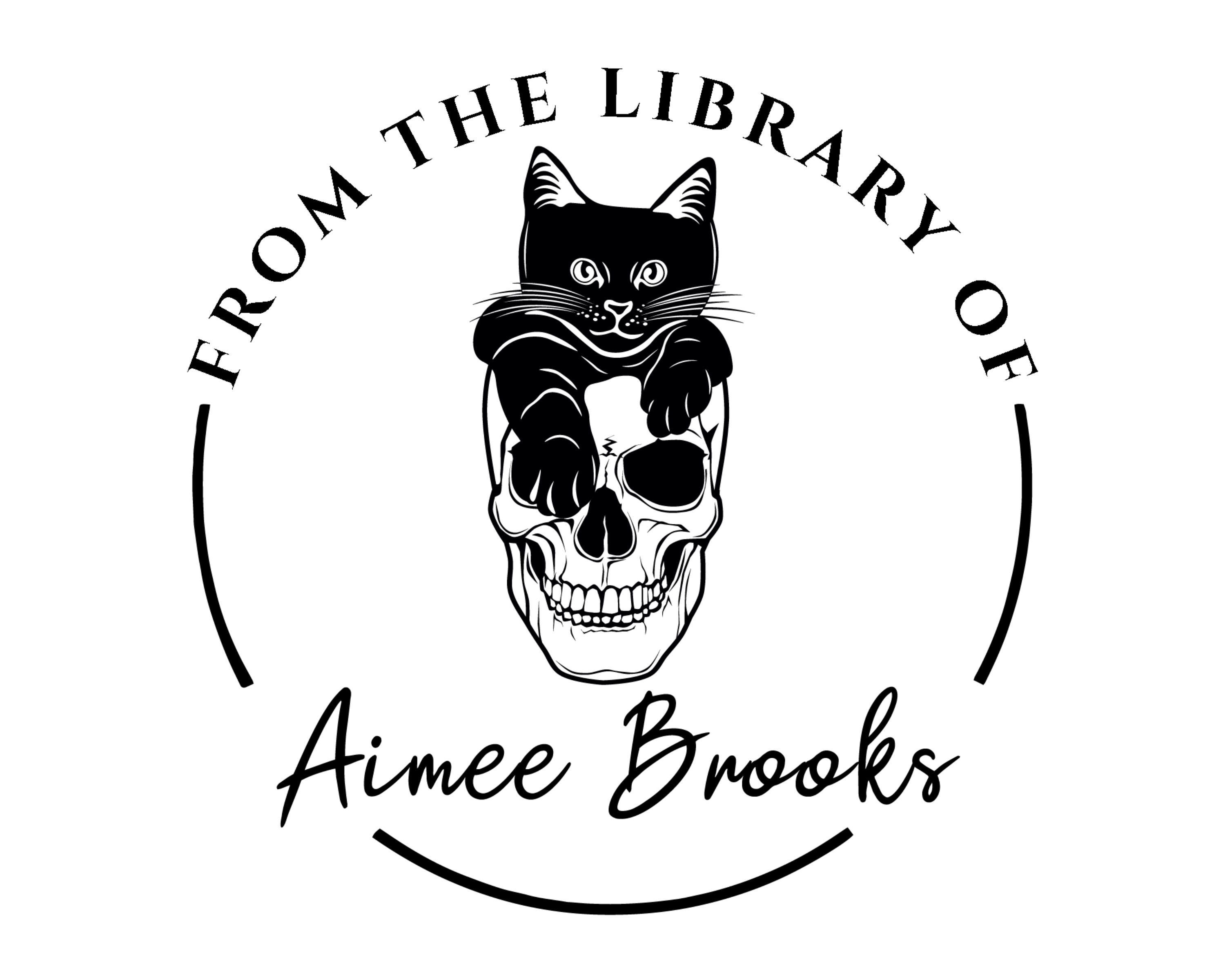 Personalized Book Wooden Handle Stamp - JL-FloralCats3