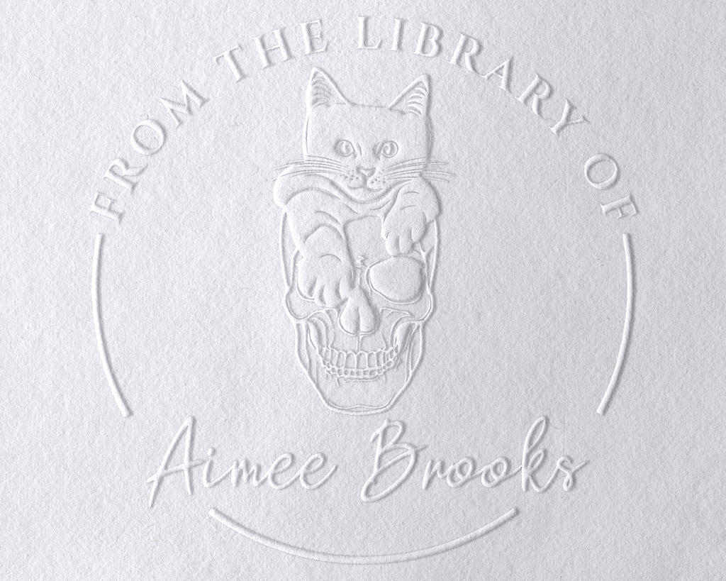 Personalized Book Embosser - JL-FloralCats3