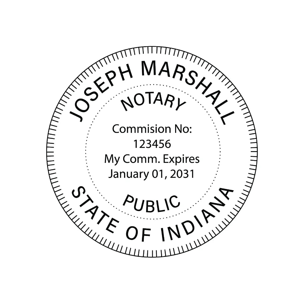 JL Indiana Notary Stamp