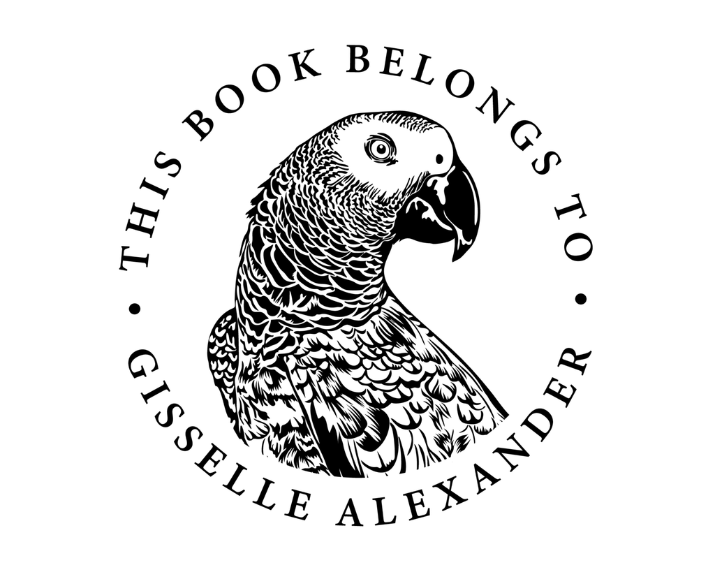 Personalized Book Self Ink Stamp - JL-JUNGLE11