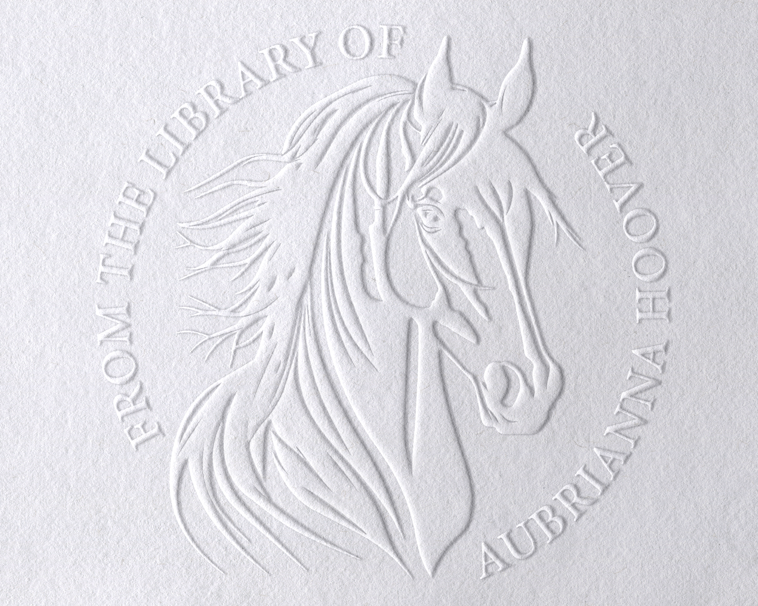 Animal Themed Personalized Book Embosser - JL-JUNGLE14