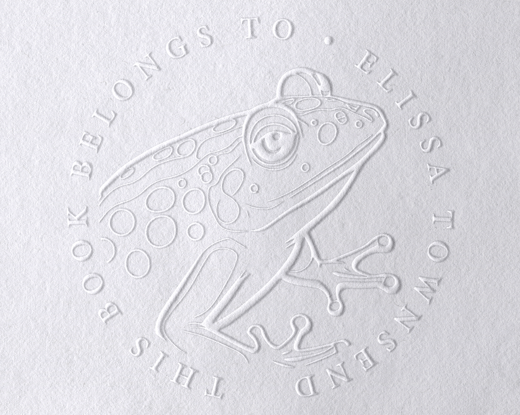 Animal Themed Personalized Book Embosser - JL-JUNGLE18