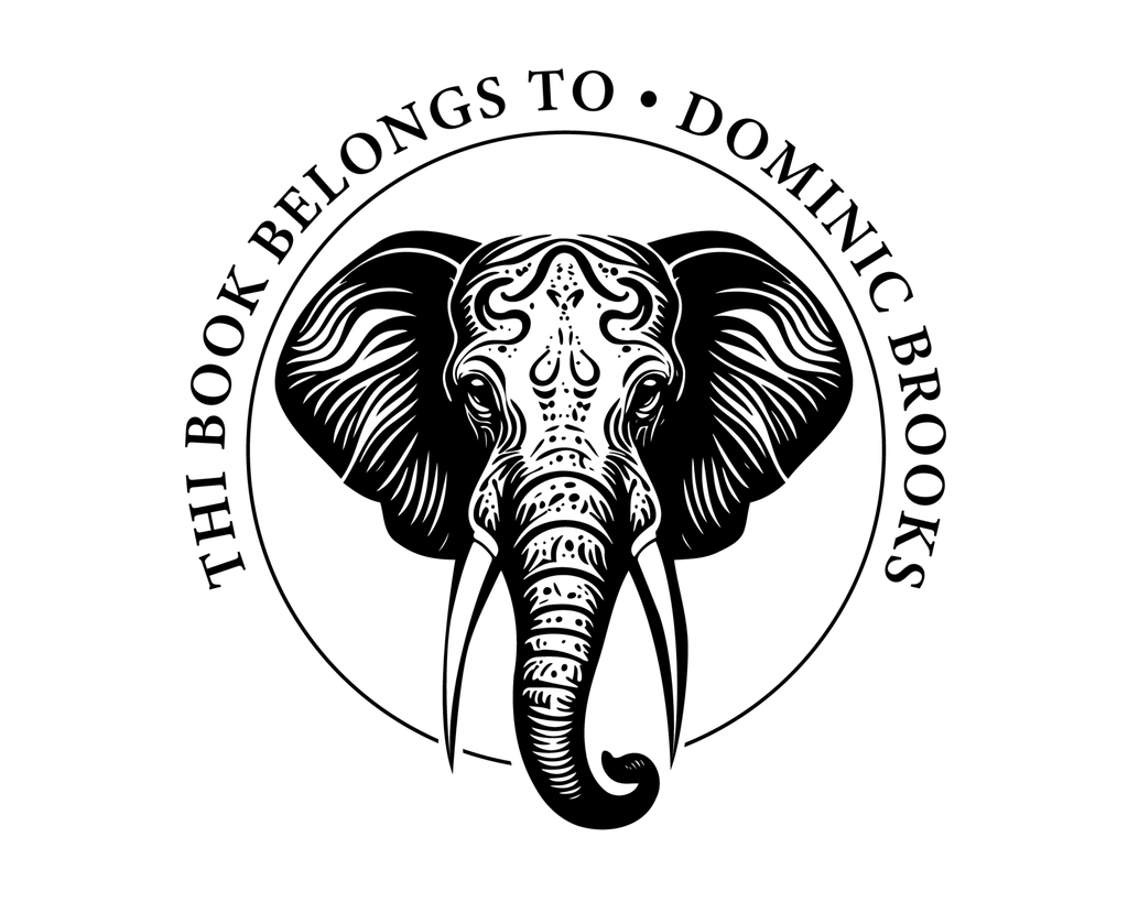 Personalized Book Wooden Handle Stamp - JL-JUNGLE2