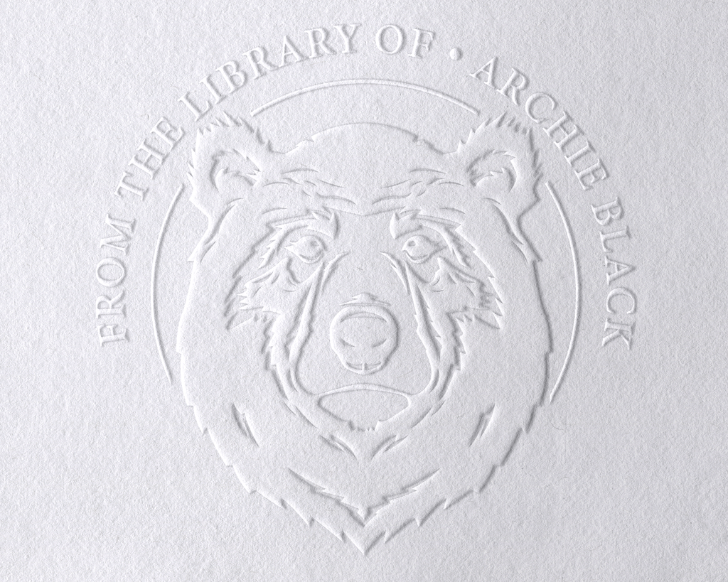 Animal Themed Personalized Book Embosser - JL-JUNGLE3