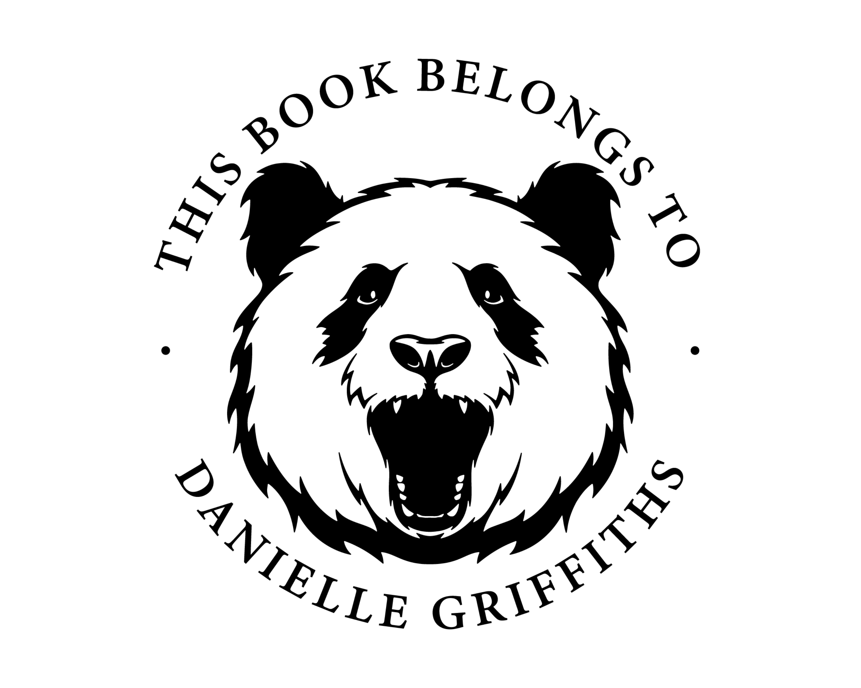 Personalized Book Self Ink Stamp - JL-JUNGLE8