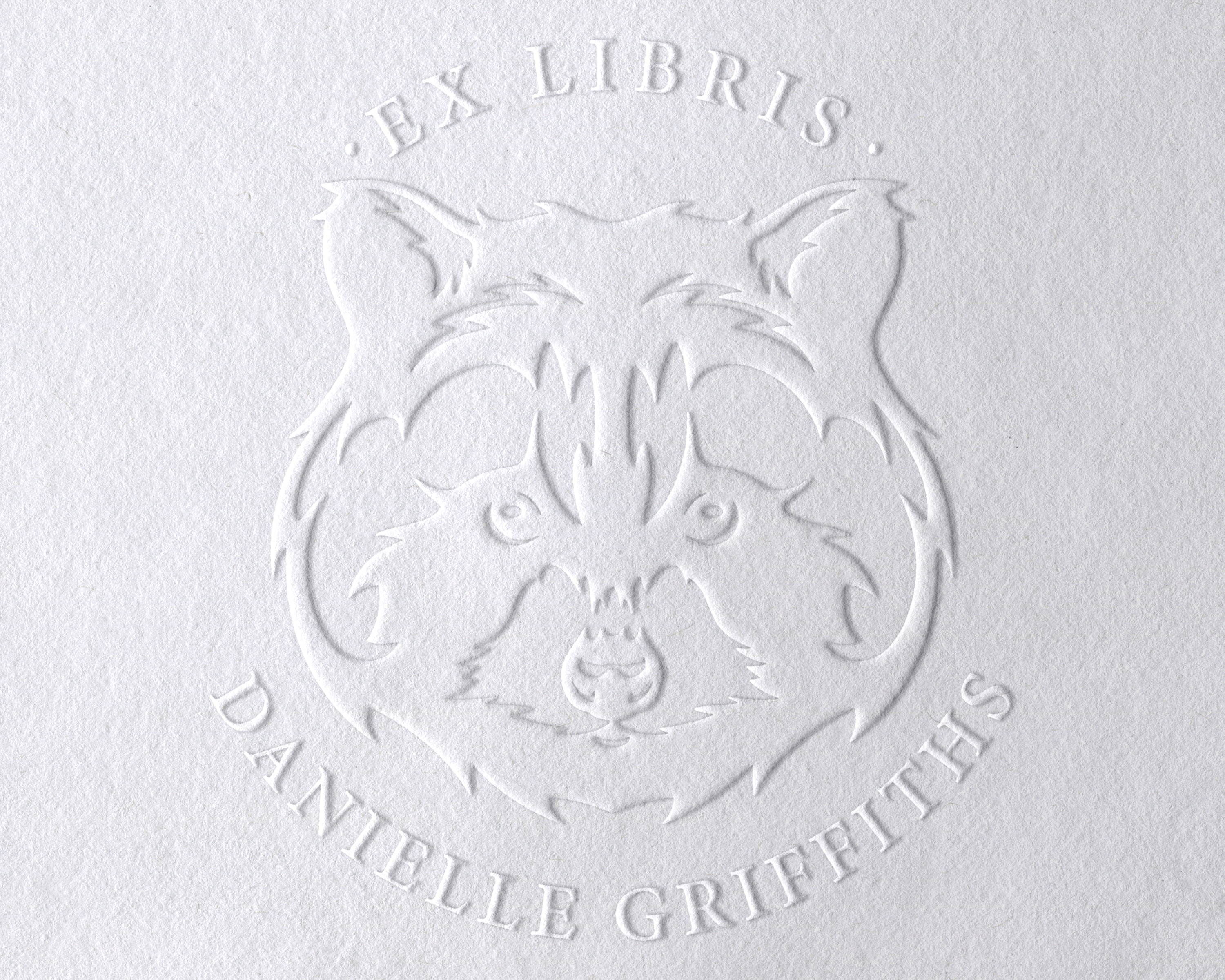 Animal Themed Personalized Book Embosser - JL-JUNGLE9