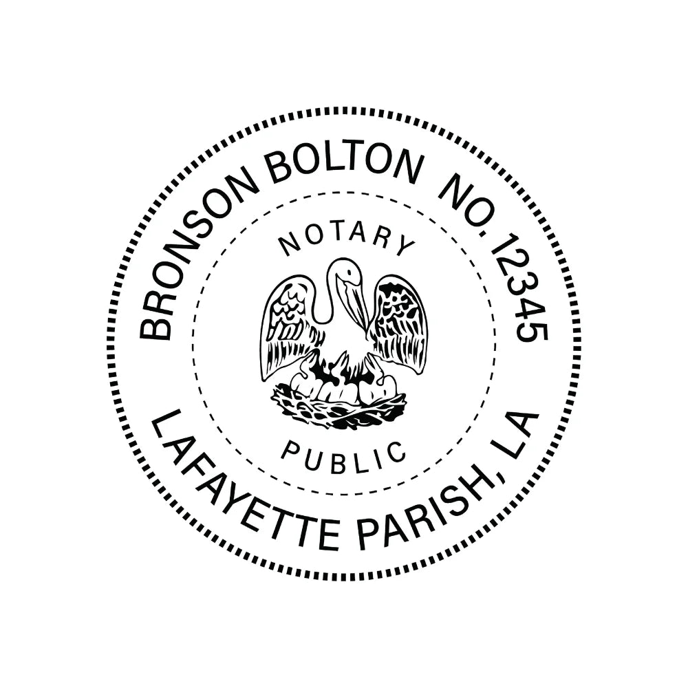 JL Louisiana Notary Stamp