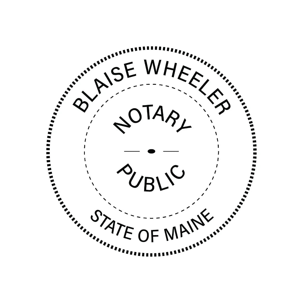 JL Maine Notary Stamp