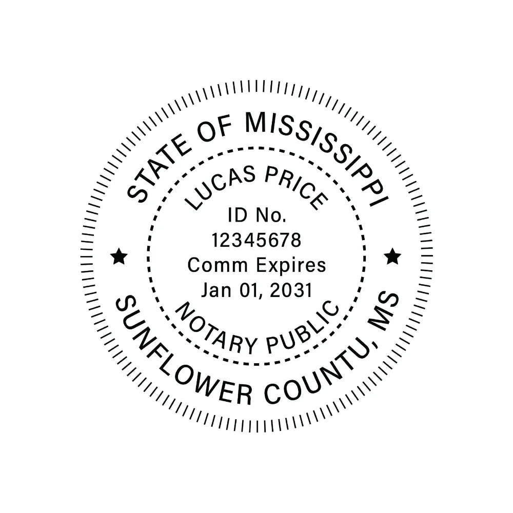 JL Mississippi Notary Stamp