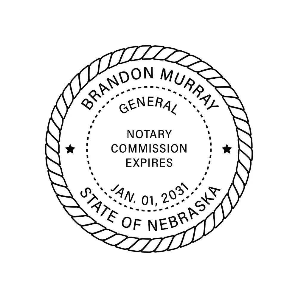 JL Nebraska Notary Stamp