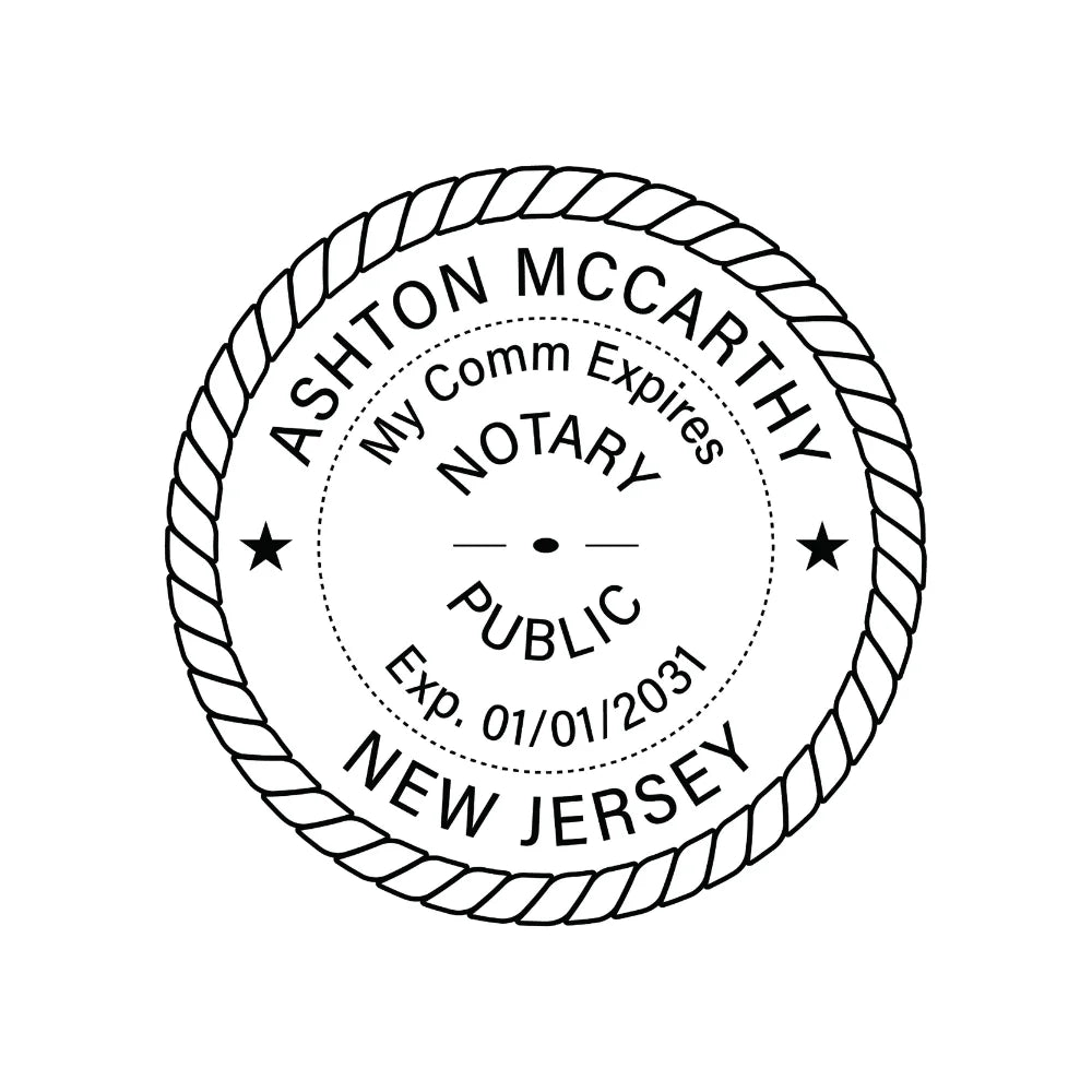 JL New Jersey Notary Stamp