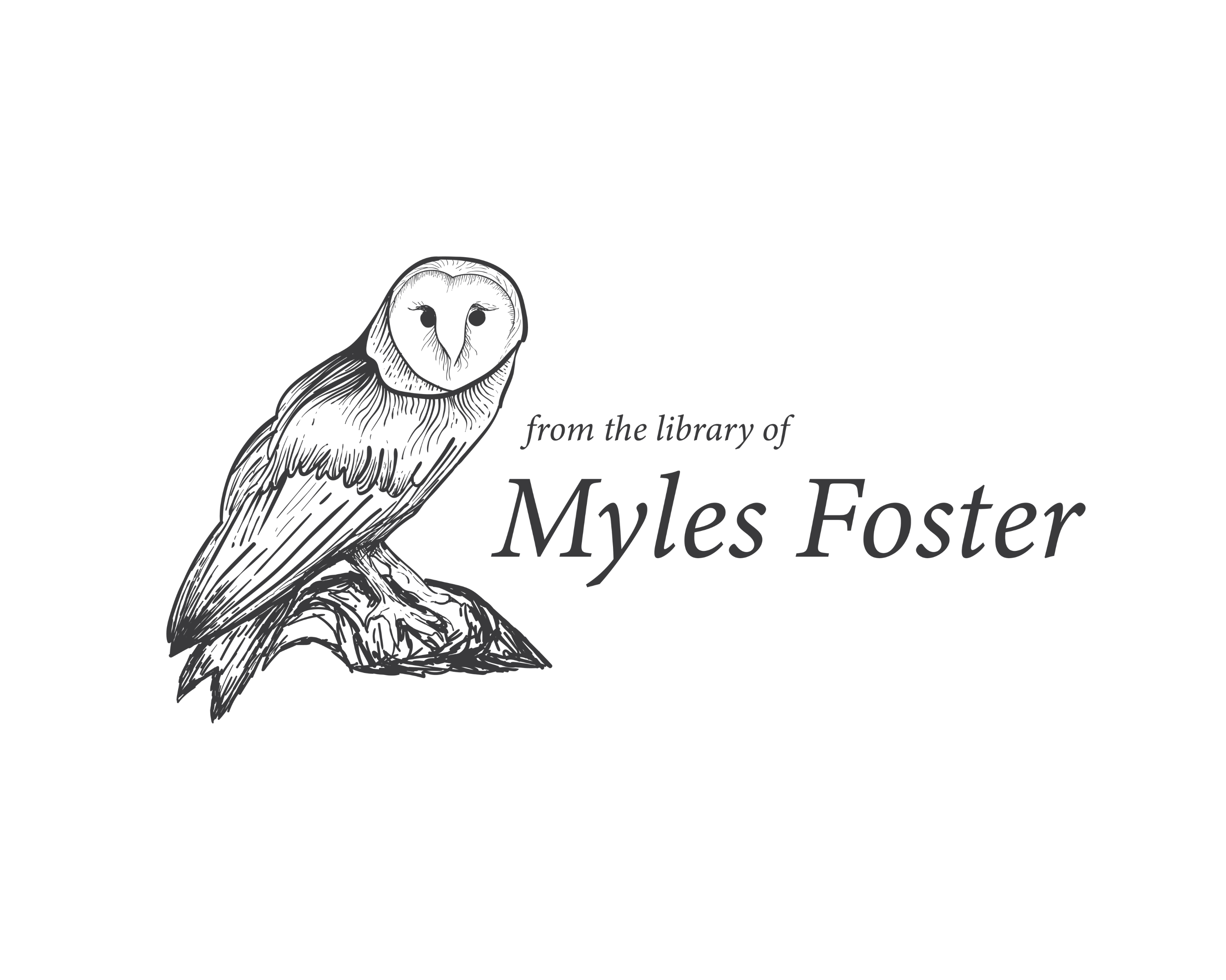 Personalized Book Stamp Self Inking - JL-OWL1