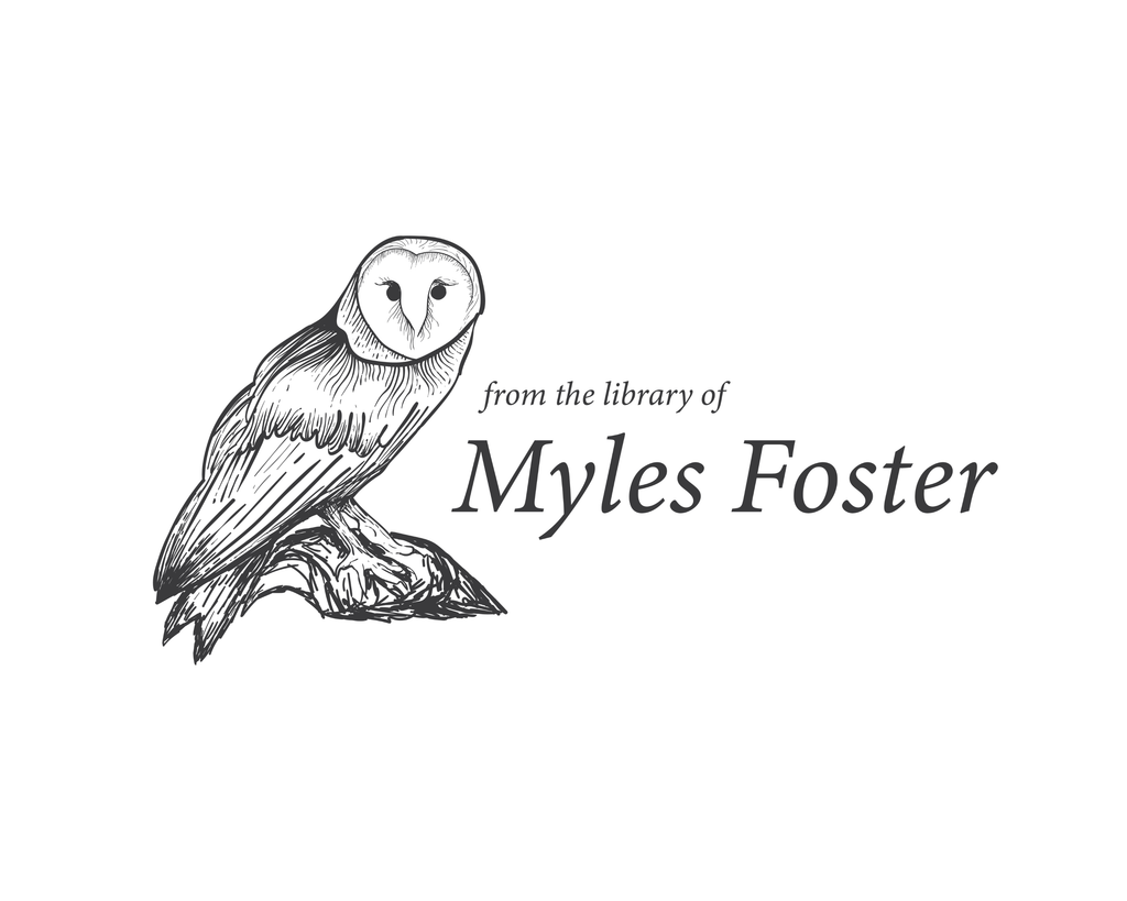 Personalized Book Stamp Wood Handle - JL-OWL1