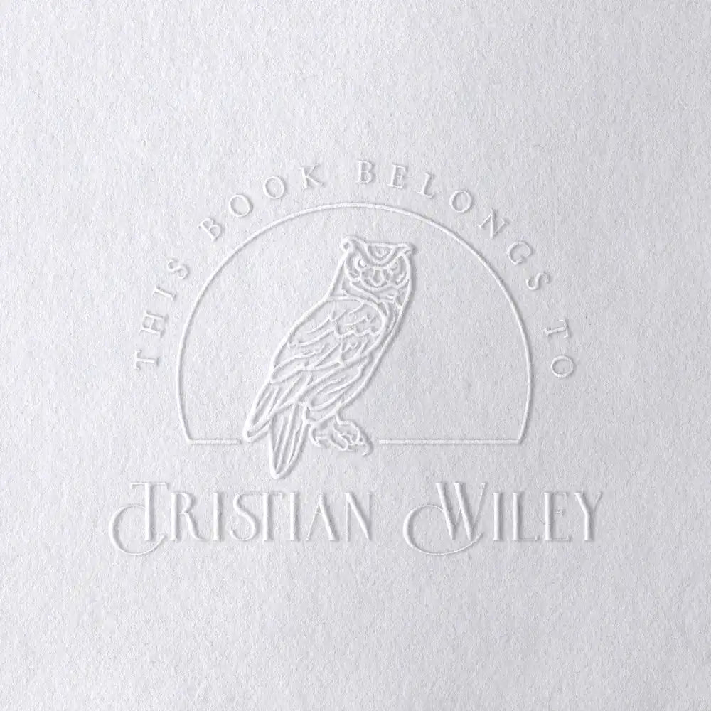 Owl Style Book Embossers