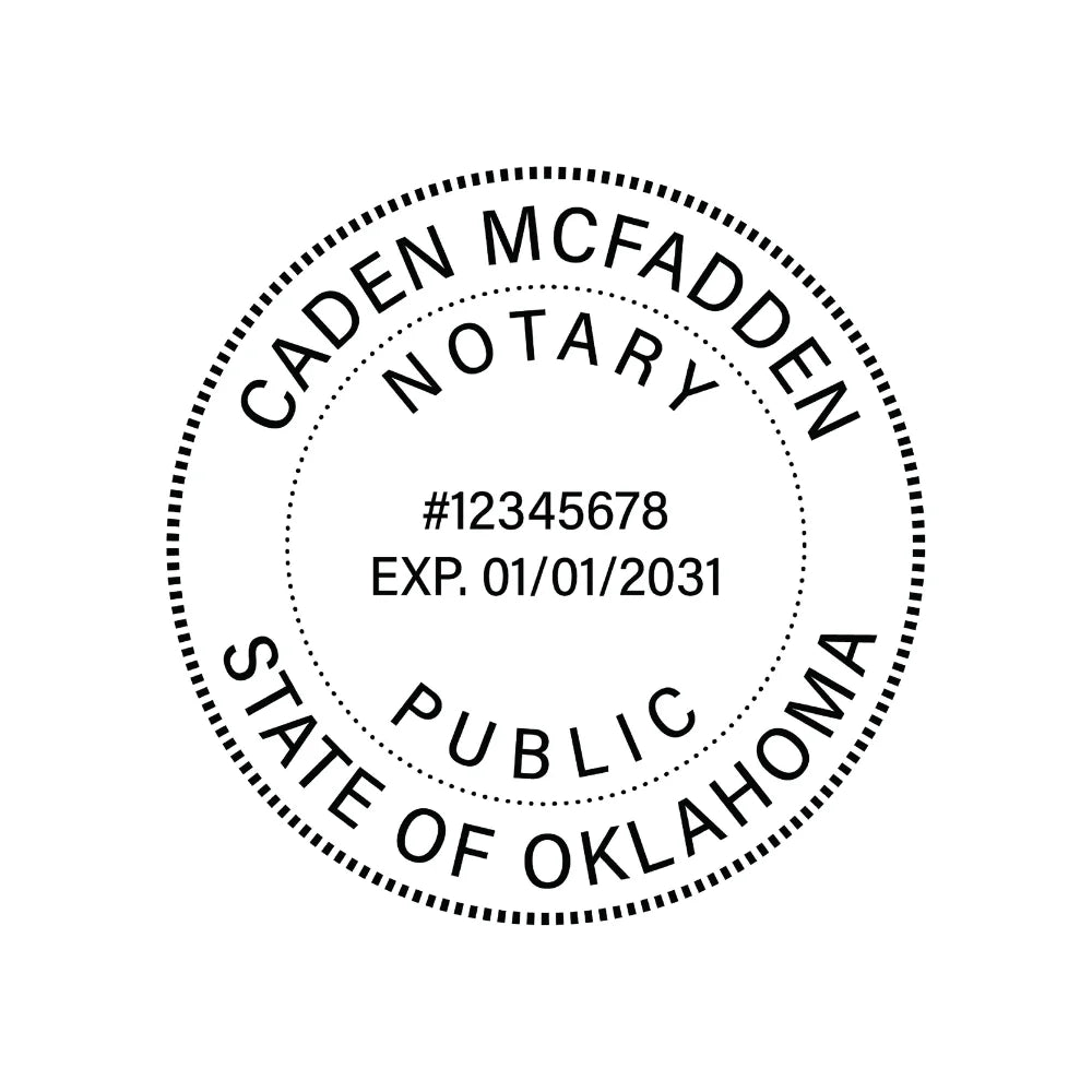 JL Oklahoma Notary Stamp