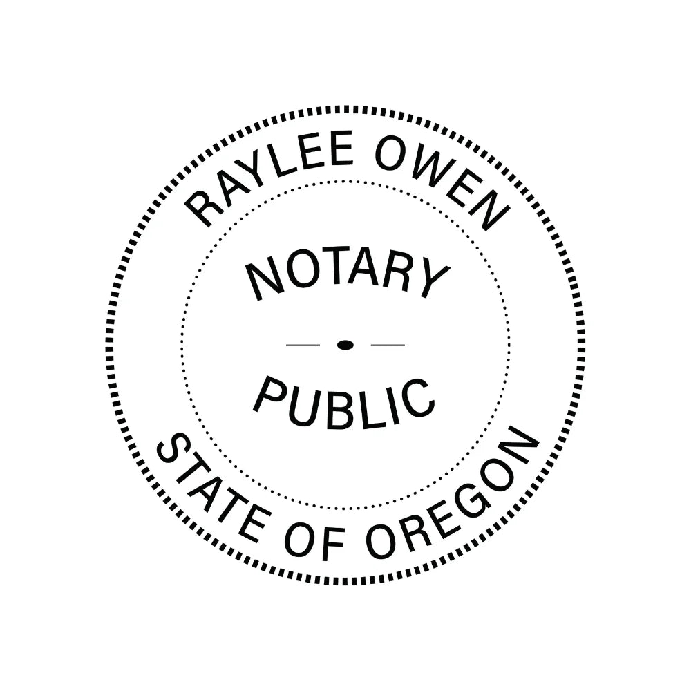 JL Oregan Notary Stamp