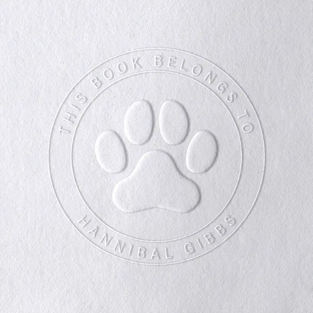 Dog Paw Style Book Embossers