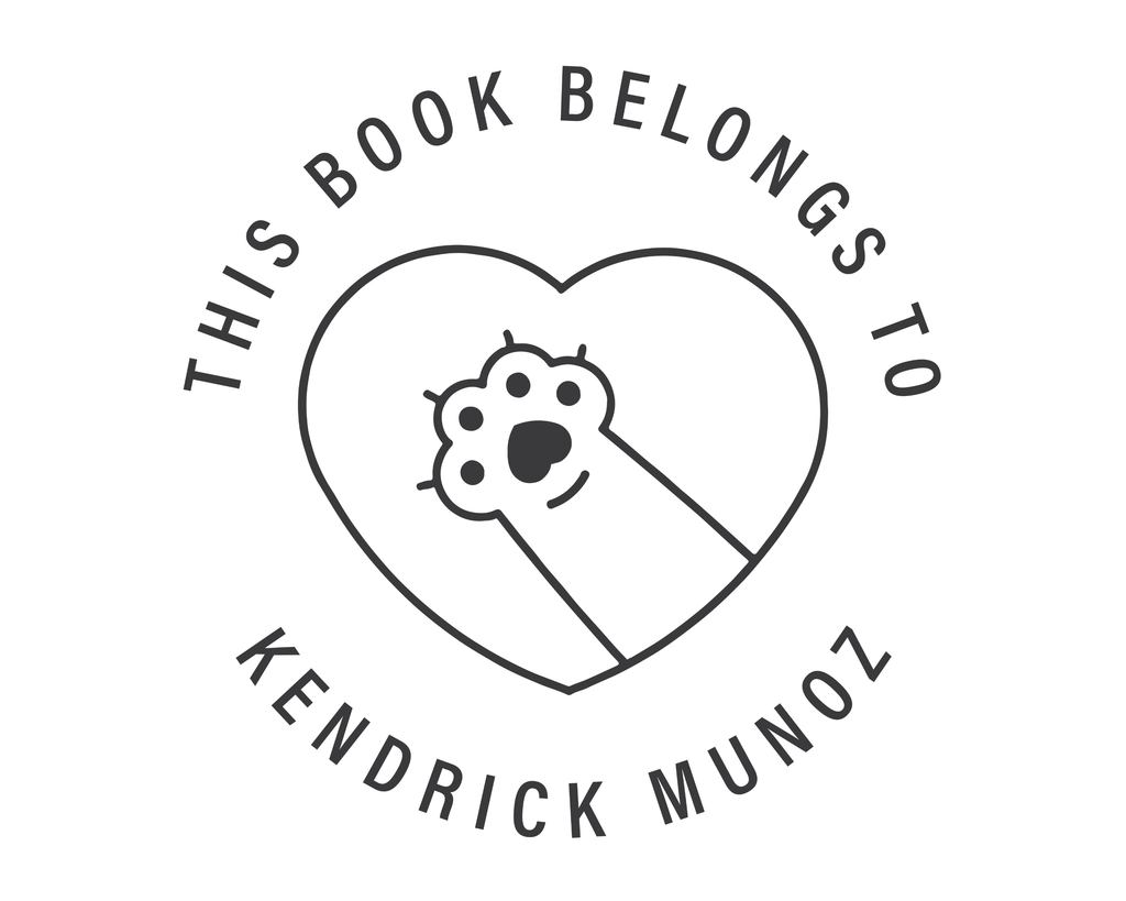 Personalized Book Self Ink Stamp - JL-PAW11