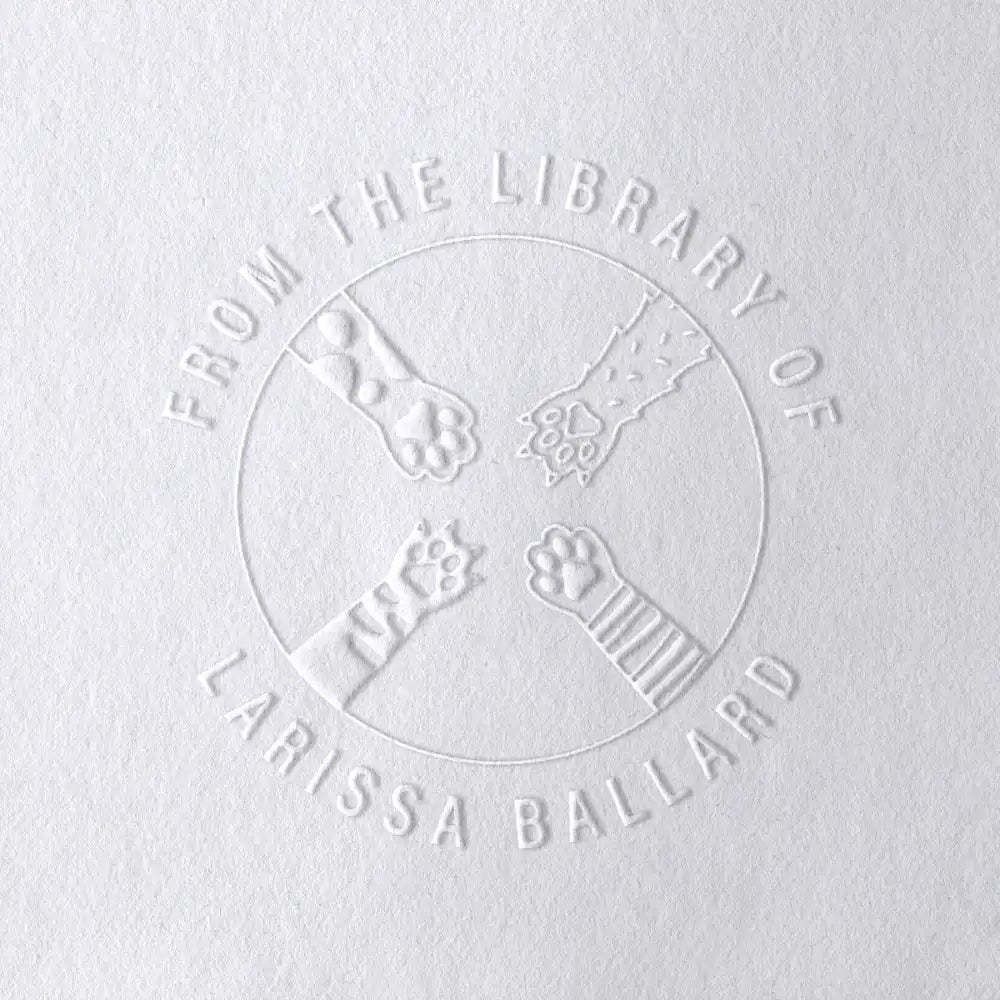 Dog Paw Style Book Embossers