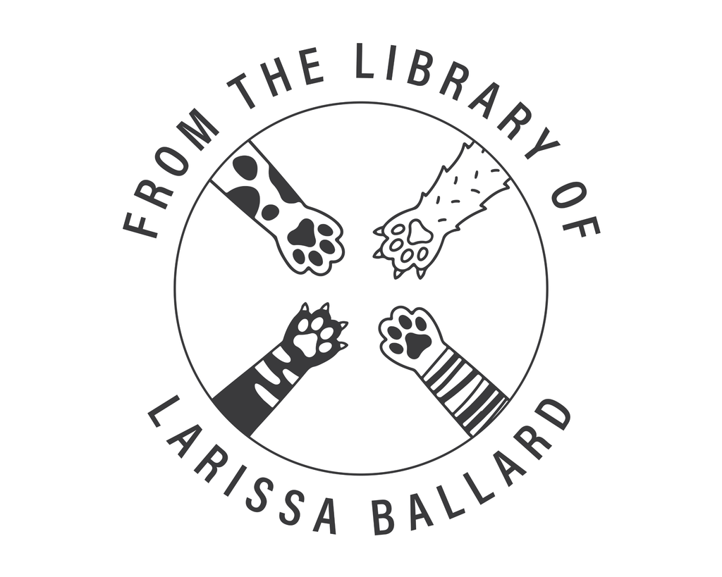 Personalized Book Self Ink Stamp - JL-PAW12