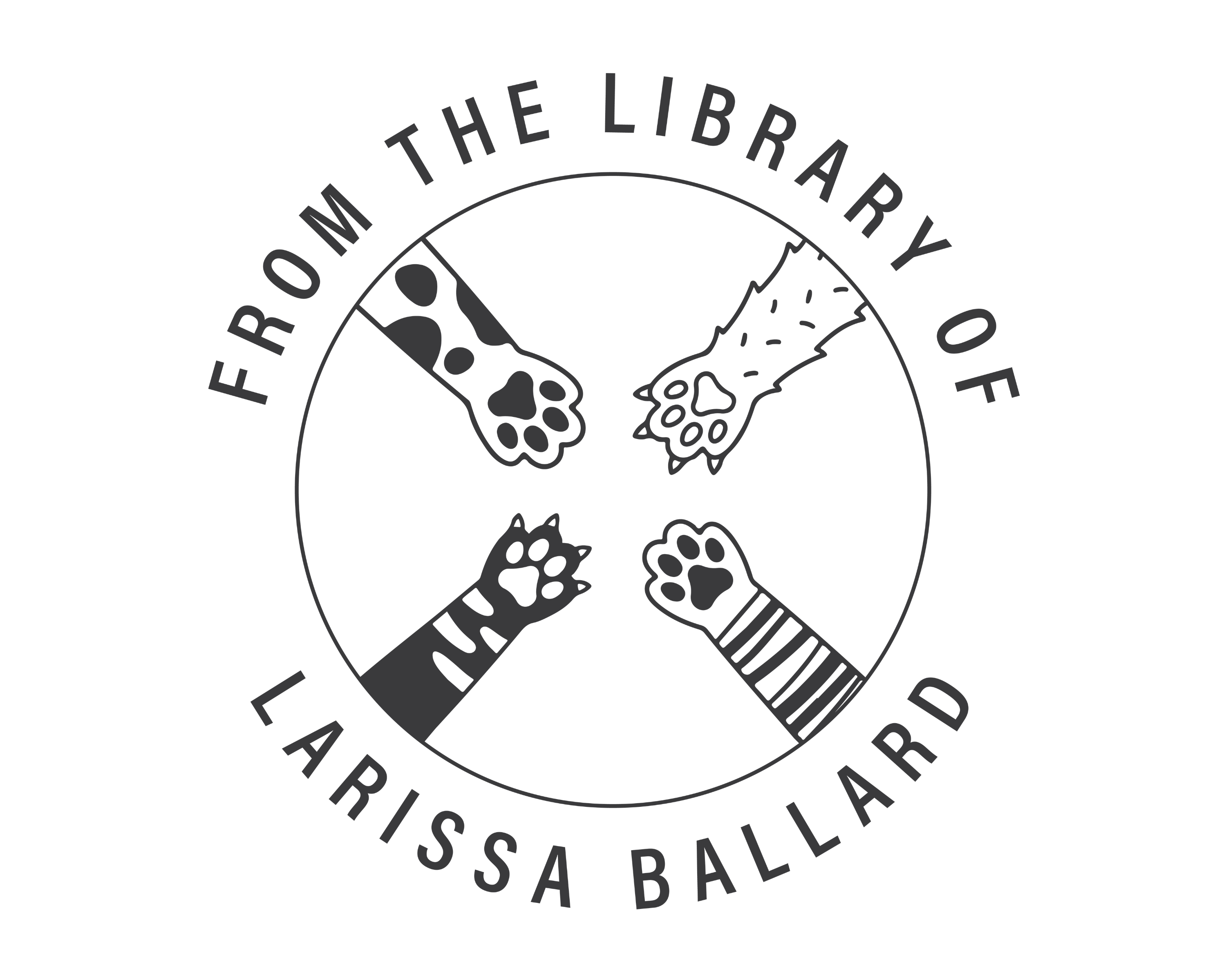 Personalized Book Self Ink Stamp - JL-PAW12