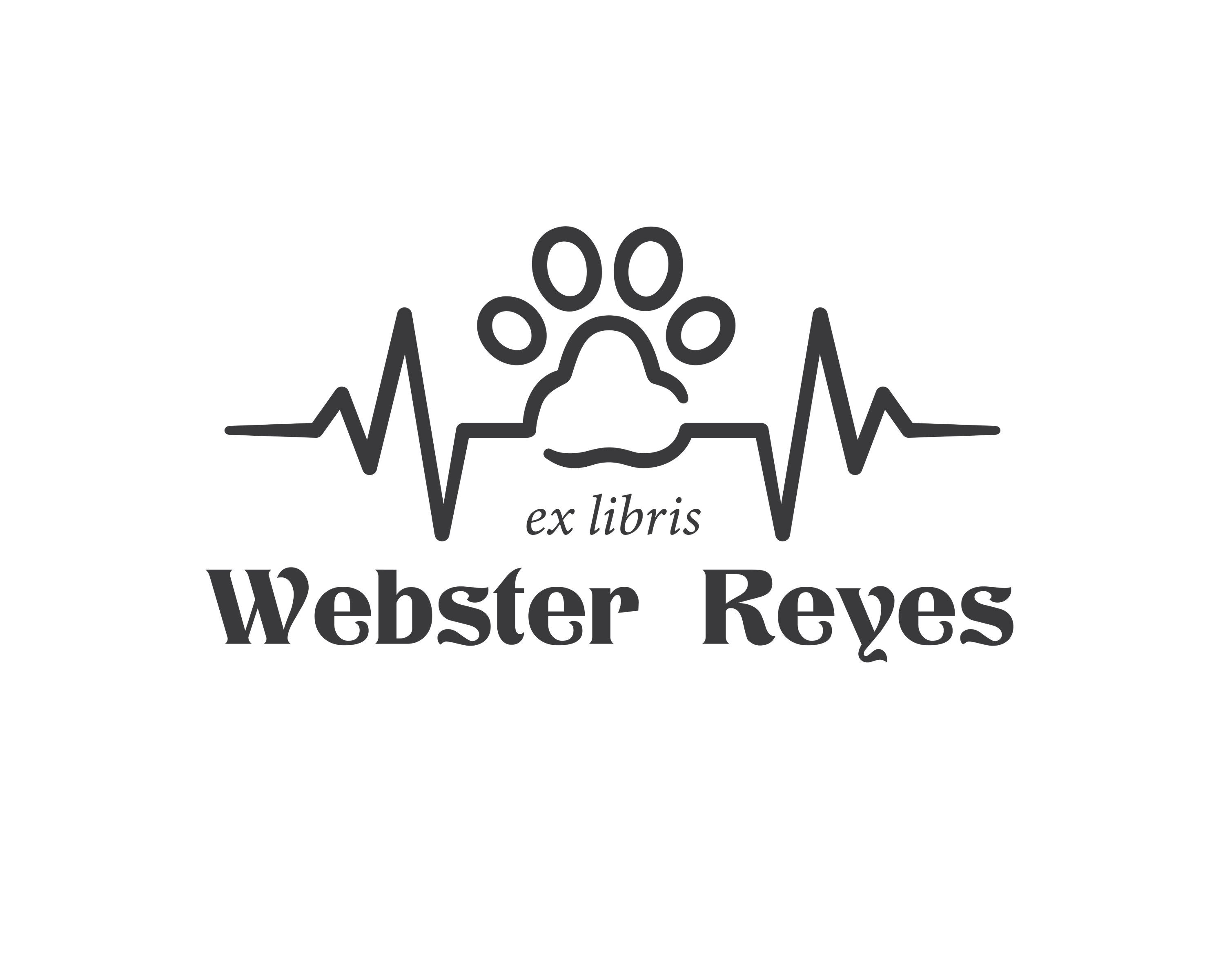 Personalized Book Self Ink Stamp - JL-PAW13