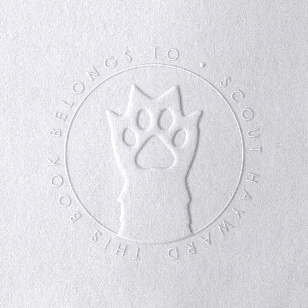 Dog Paw Style Book Embossers