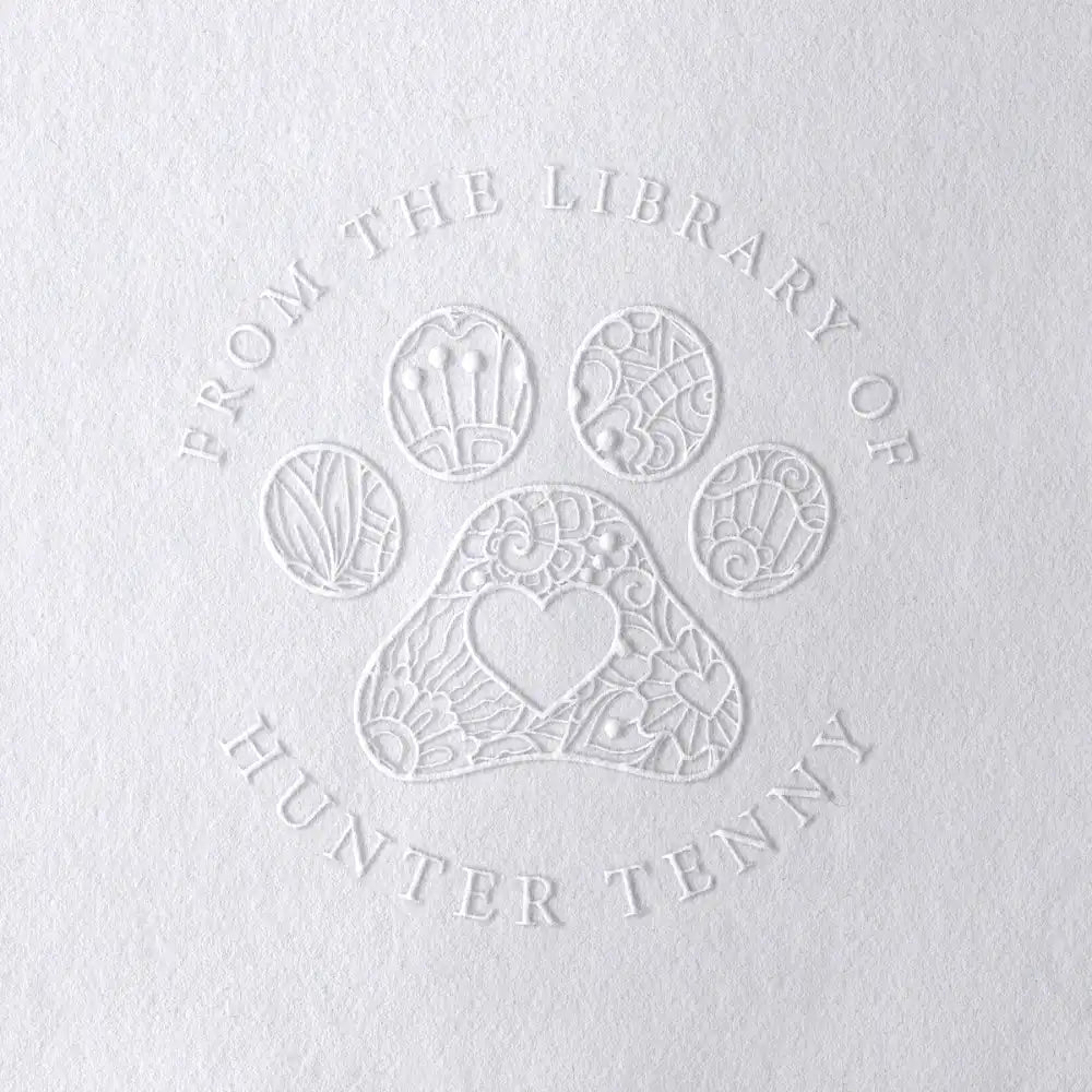 Dog Paw Style Book Embossers
