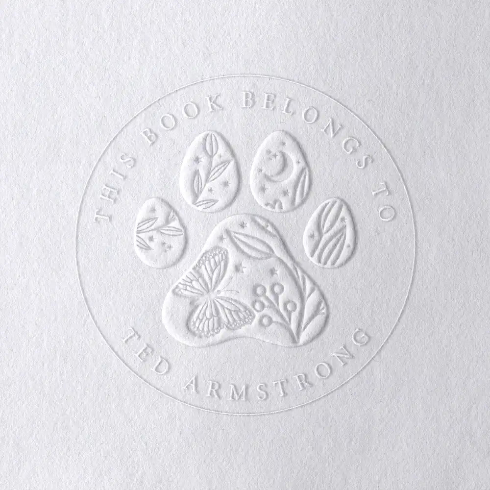 Dog Paw Style Book Embossers