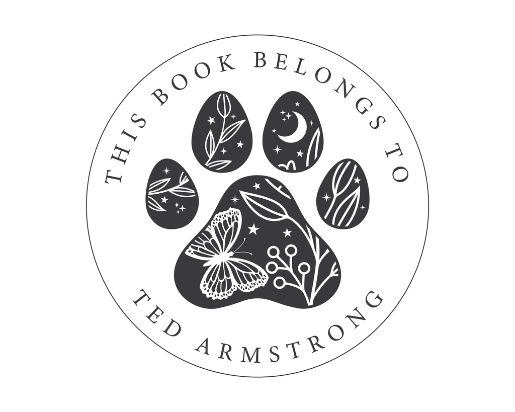 Personalized Book Self Ink Stamp - JL-PAW3