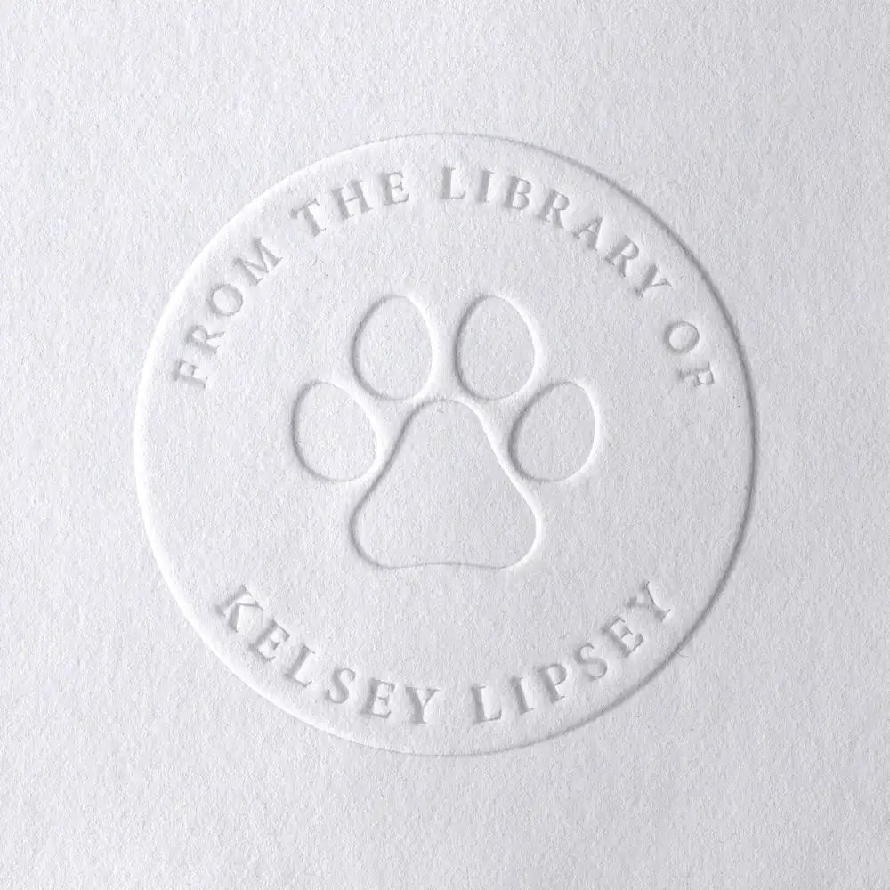 Dog Paw Style Book Embossers