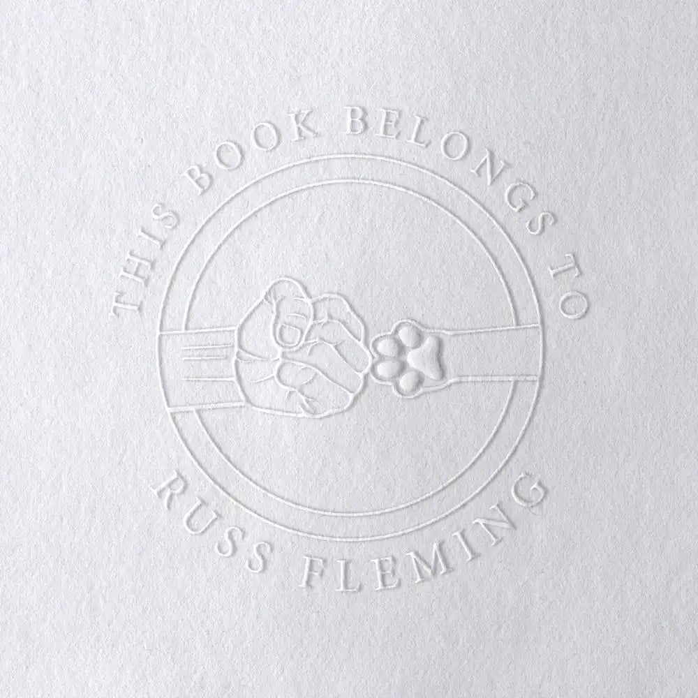 Dog Paw Style Book Embossers