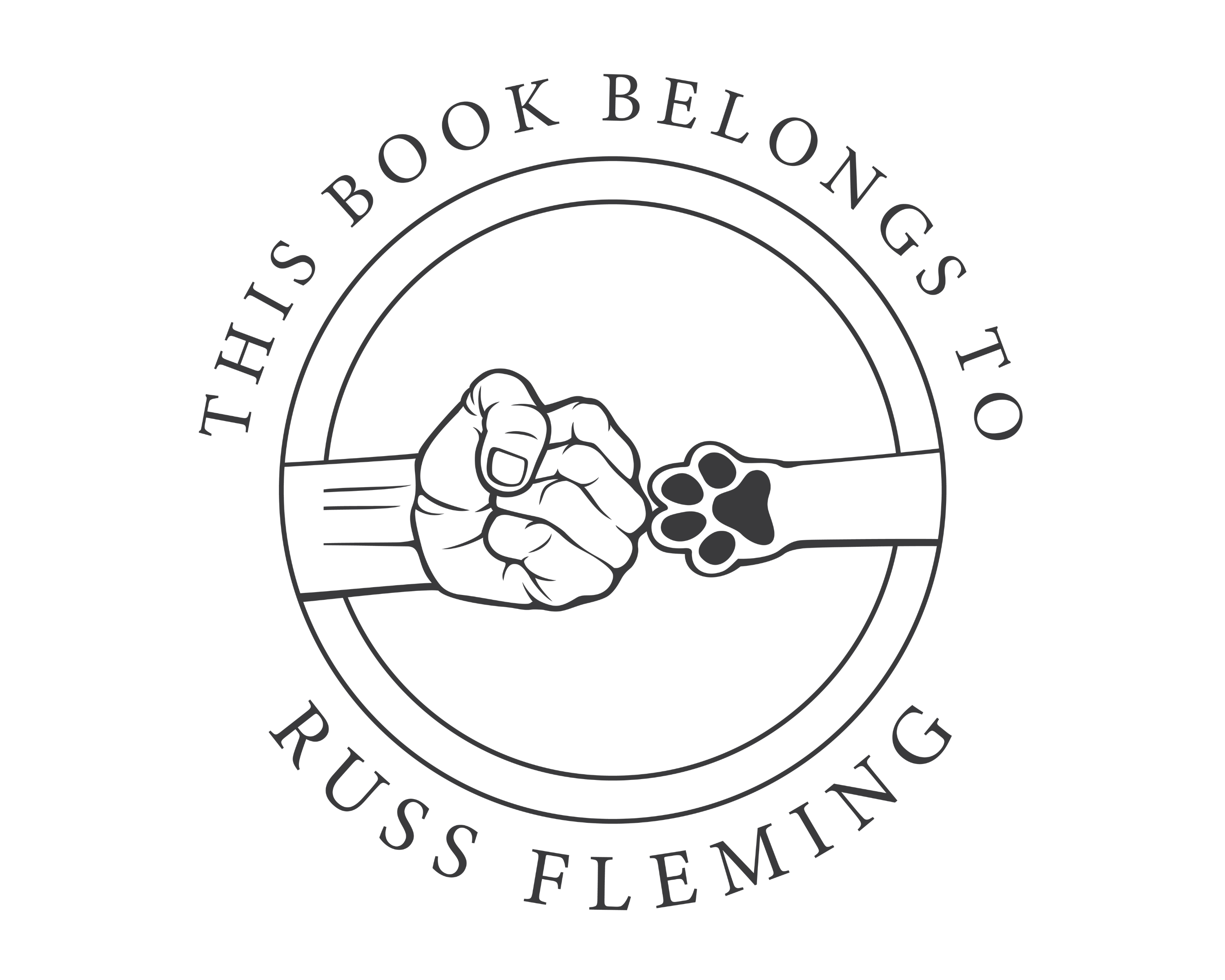 Personalized Book Wooden Handle Stamp - JL-PAW8